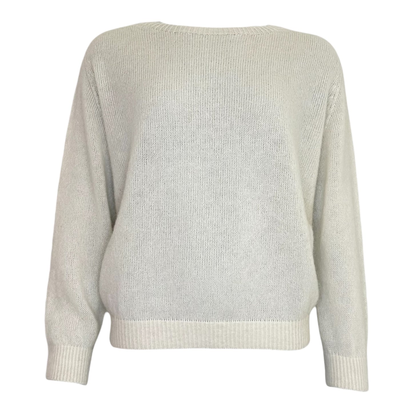 TWNS Sanibel long sleeve boat-neck sweater Snow