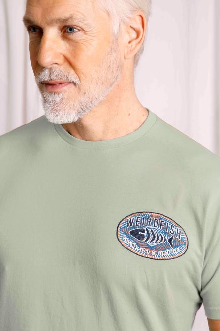 Weird Fish Original Surf Graphic T-Shirt-Pistachio