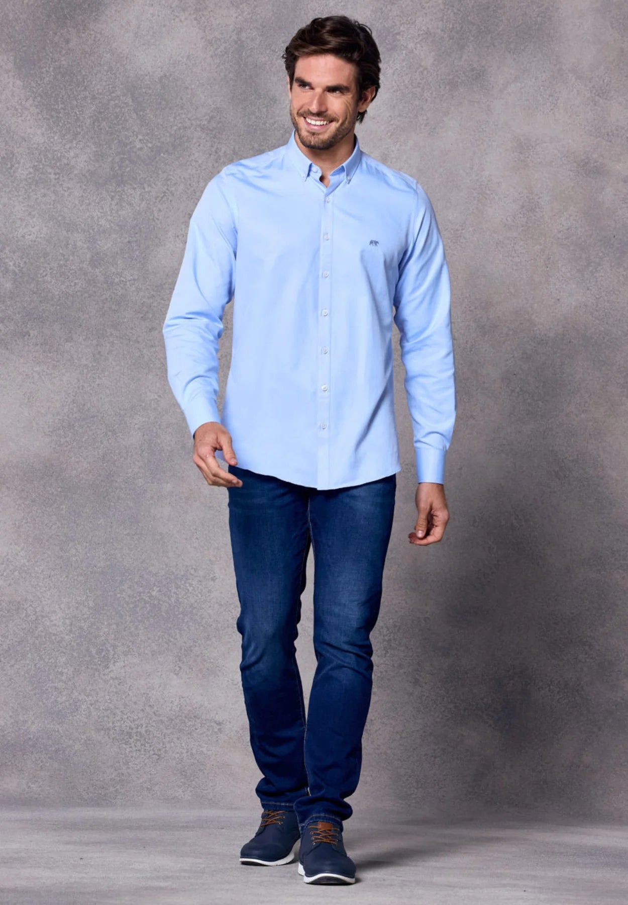 Rivet & Denim Oxford Shirt Sky