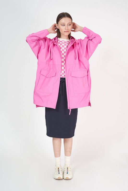 Tanta Rominjati Rain Jacket- Pink Cosmos