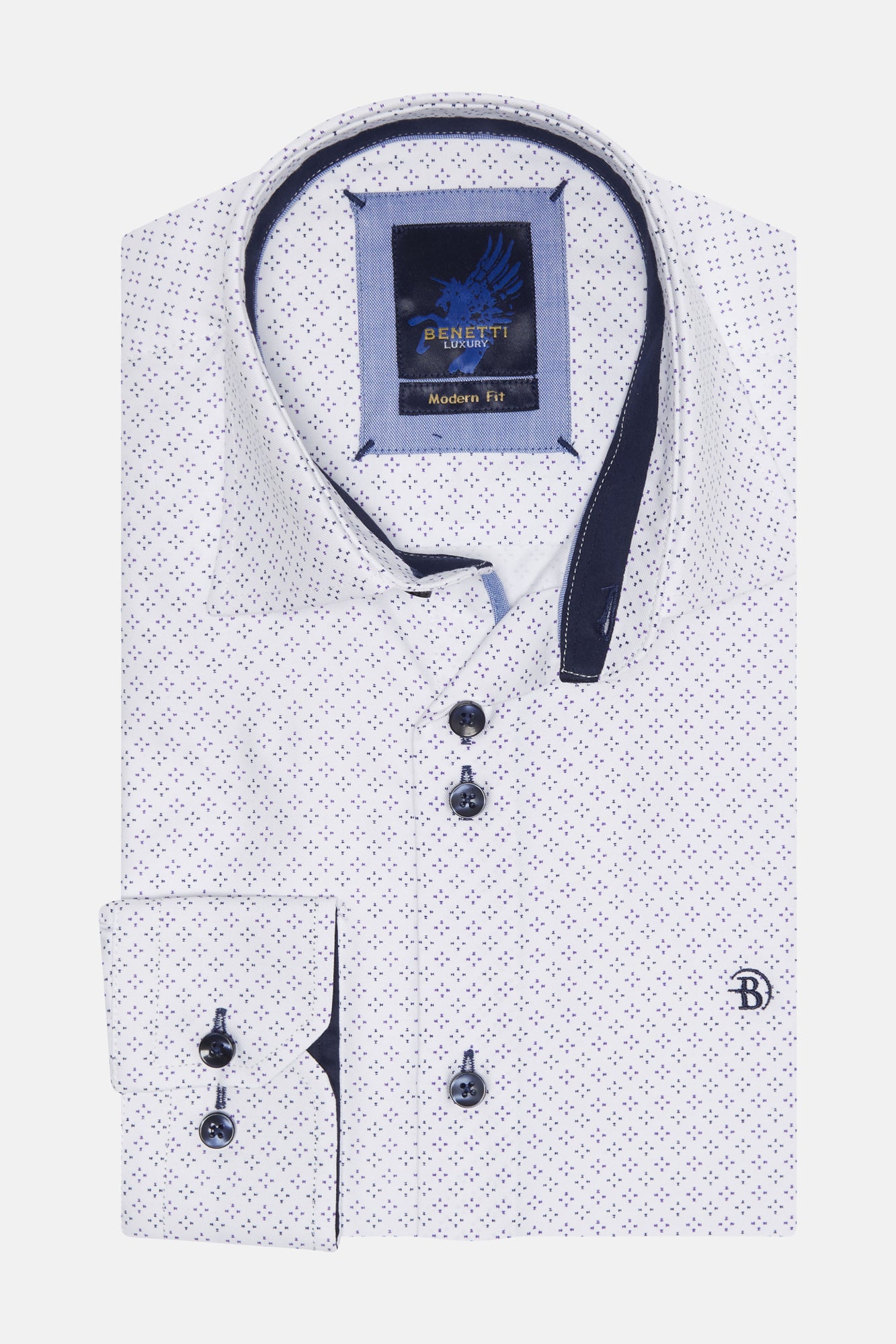 Benetti Rover Shirt-Purple