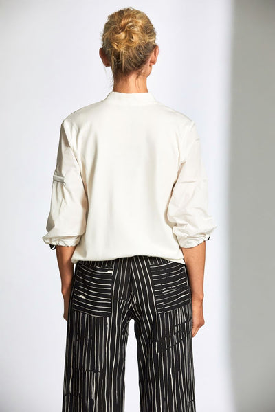 Peruzzi Broken Stripe Trouser Black