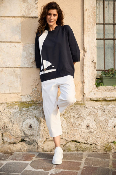 Peruzzi Slouch Trouser White