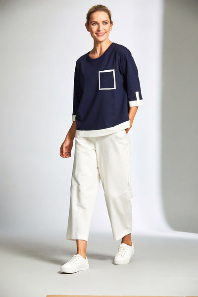 Peruzzi Contrast Panel Top