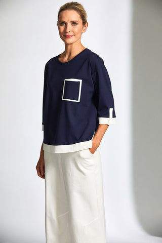 Peruzzi Contrast Panel Top