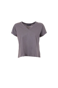 Peruzzi Metalic Dot T-Shirt Grey