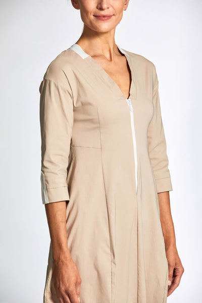 Peruzzi 3/4 Sleeve Technical Dress