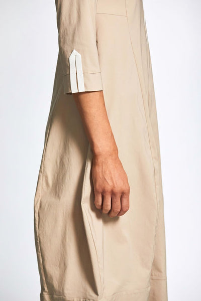 Peruzzi 3/4 Sleeve Technical Dress