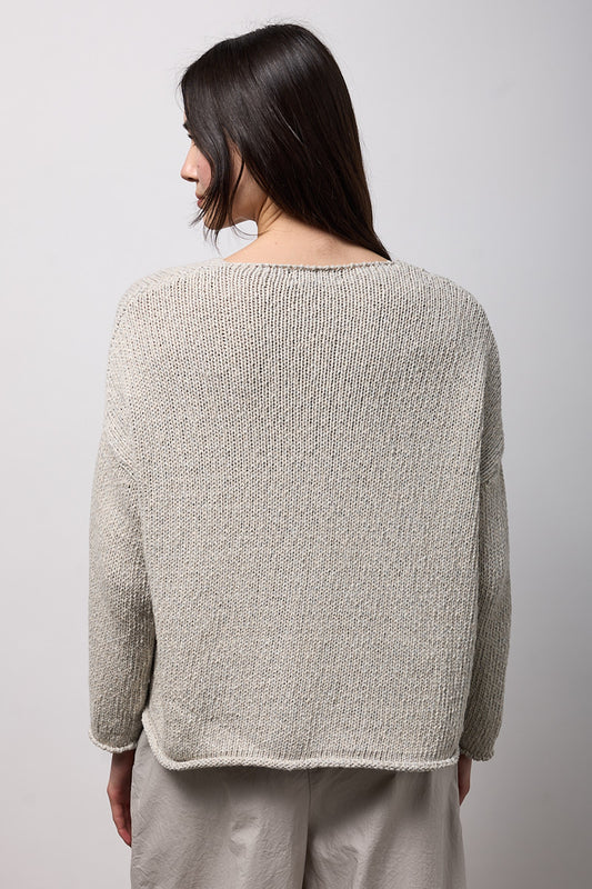 Neirami Boatneck Sweater Alloro