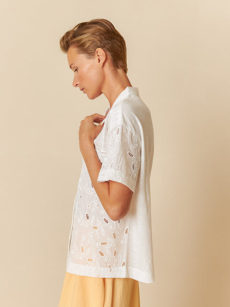 INDI & COLD COMBINED EMBROIDERY SHIRT