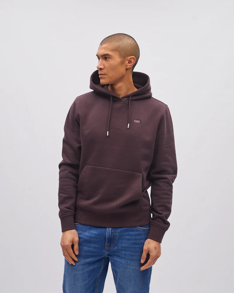 Diesel Slater Hoodie Dark Prune