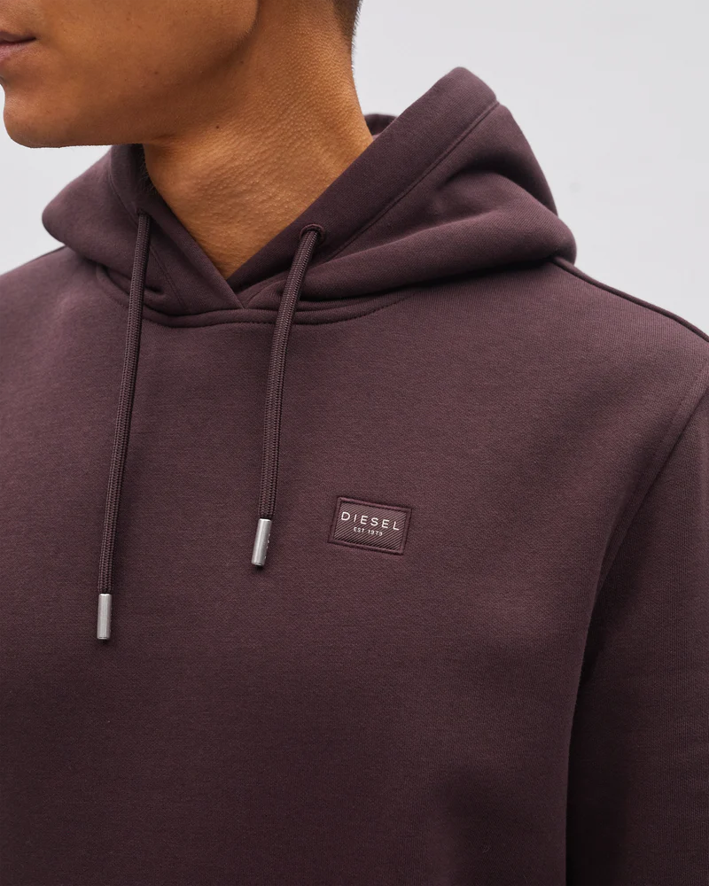 Diesel Slater Hoodie Dark Prune