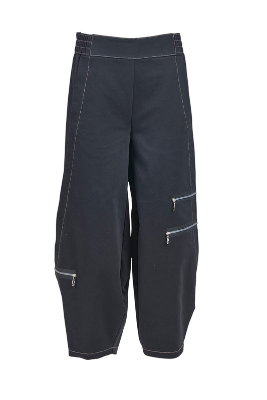 My Soul Stretch Zip Trousers Black