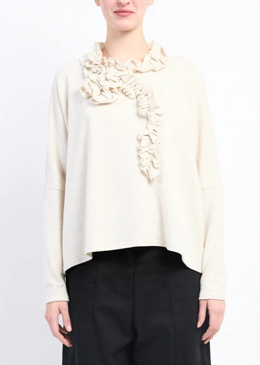 Neirimi Ruches Pullover Ivory