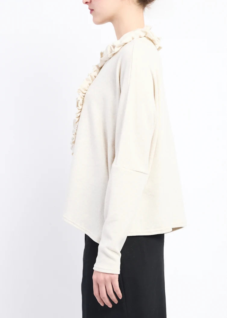 Neirimi Ruches Pullover Ivory