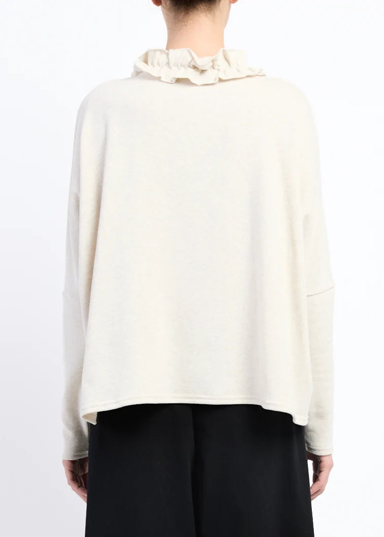 Neirimi Ruches Pullover Ivory