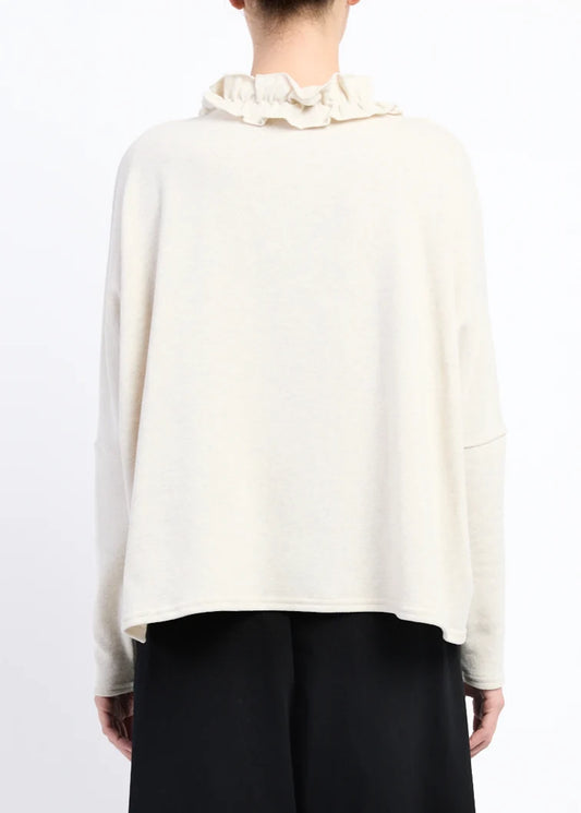 Neirimi Ruches Pullover Ivory