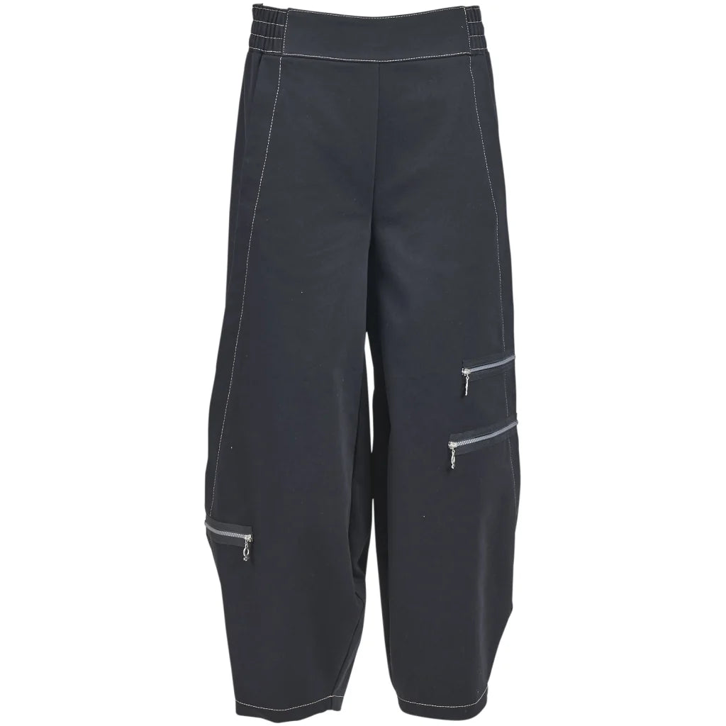 My Soul Stretch Zip Trousers Black