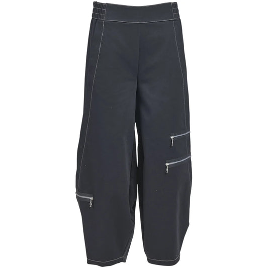 My Soul Stretch Zip Trousers Black
