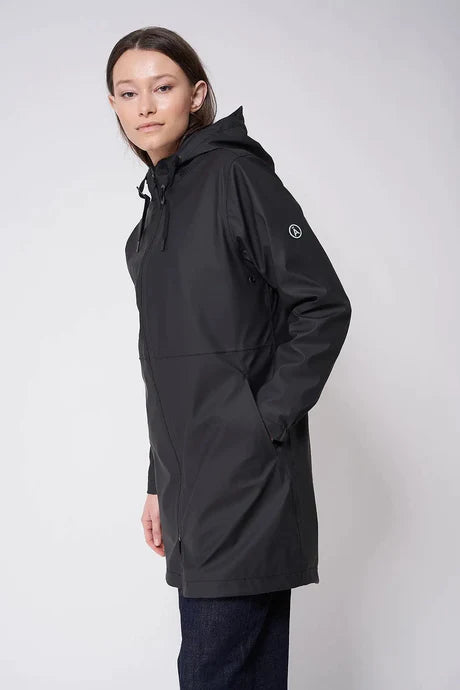 Tanta Vand Waterproof PU coat - Black