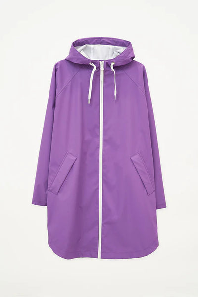 Tanta Sky Raincoat- Dewberry