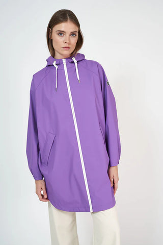 Tanta Sky Raincoat- Dewberry