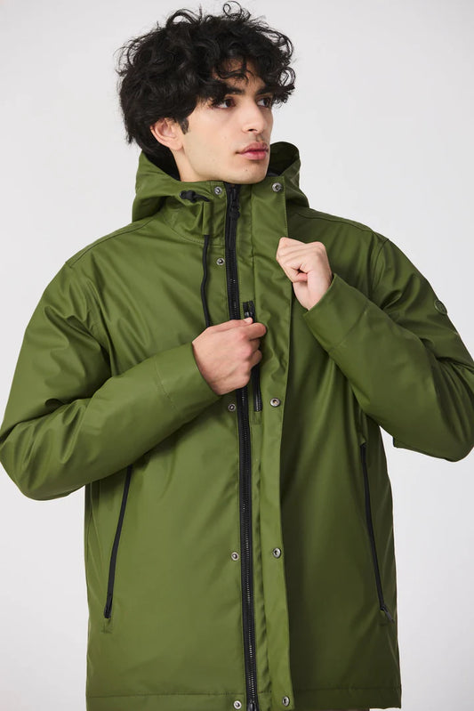 Tanta Plas Mens Rainjacket -Bronze Green