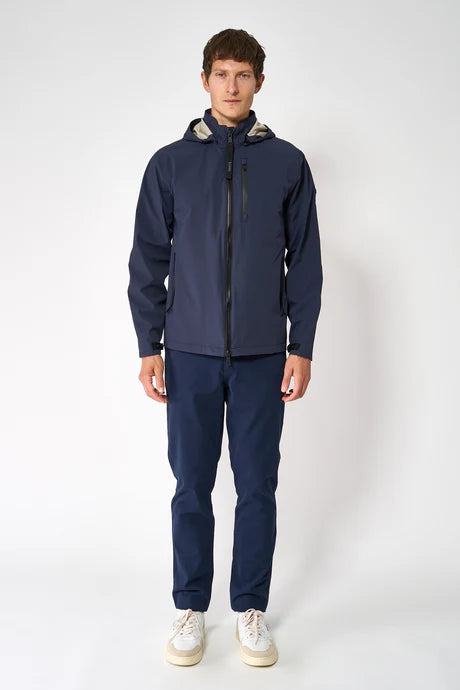 Tanta Mens Stortbui Softshell Jacket Navy