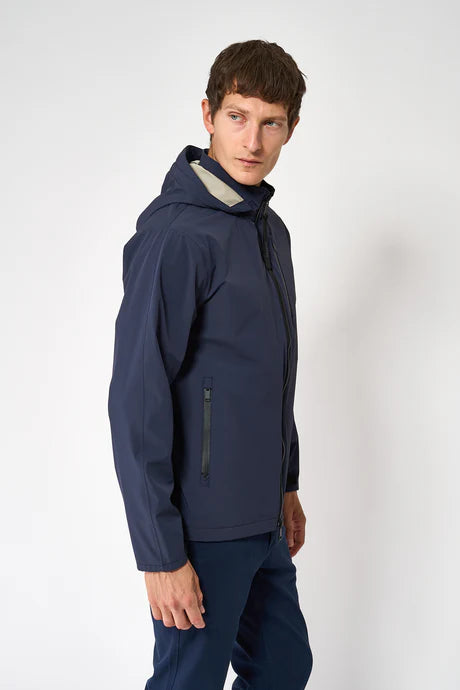 Tanta Mens Stortbui Softshell Jacket Navy