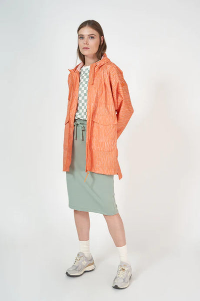 Tanta Aguacero Jacket - Tangerine/Peach