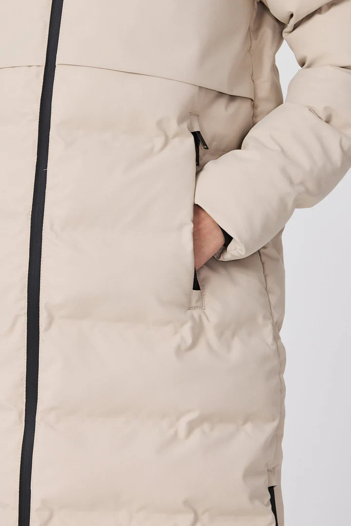 Tanta Snestorm Coat Stone Grey