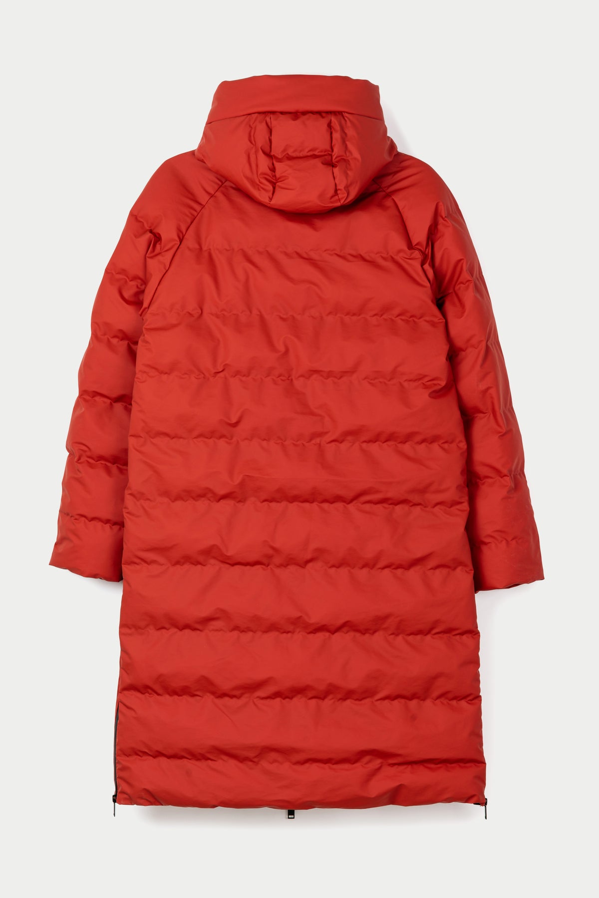 Tanta Rime Puffer Coat Red Ochre