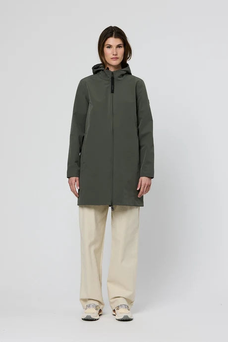Tanta Hail Waterproof Coat Mulled Basil