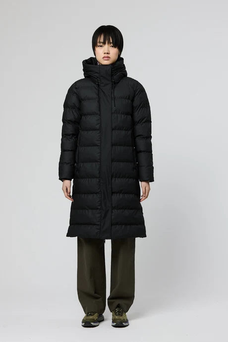 Tanta Glaze Padded Coat Black