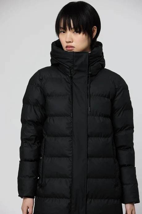 Tanta Glaze Padded Coat Black