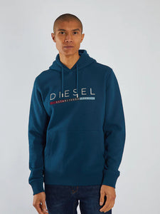 Diesel Tyrion Hoodie Teal