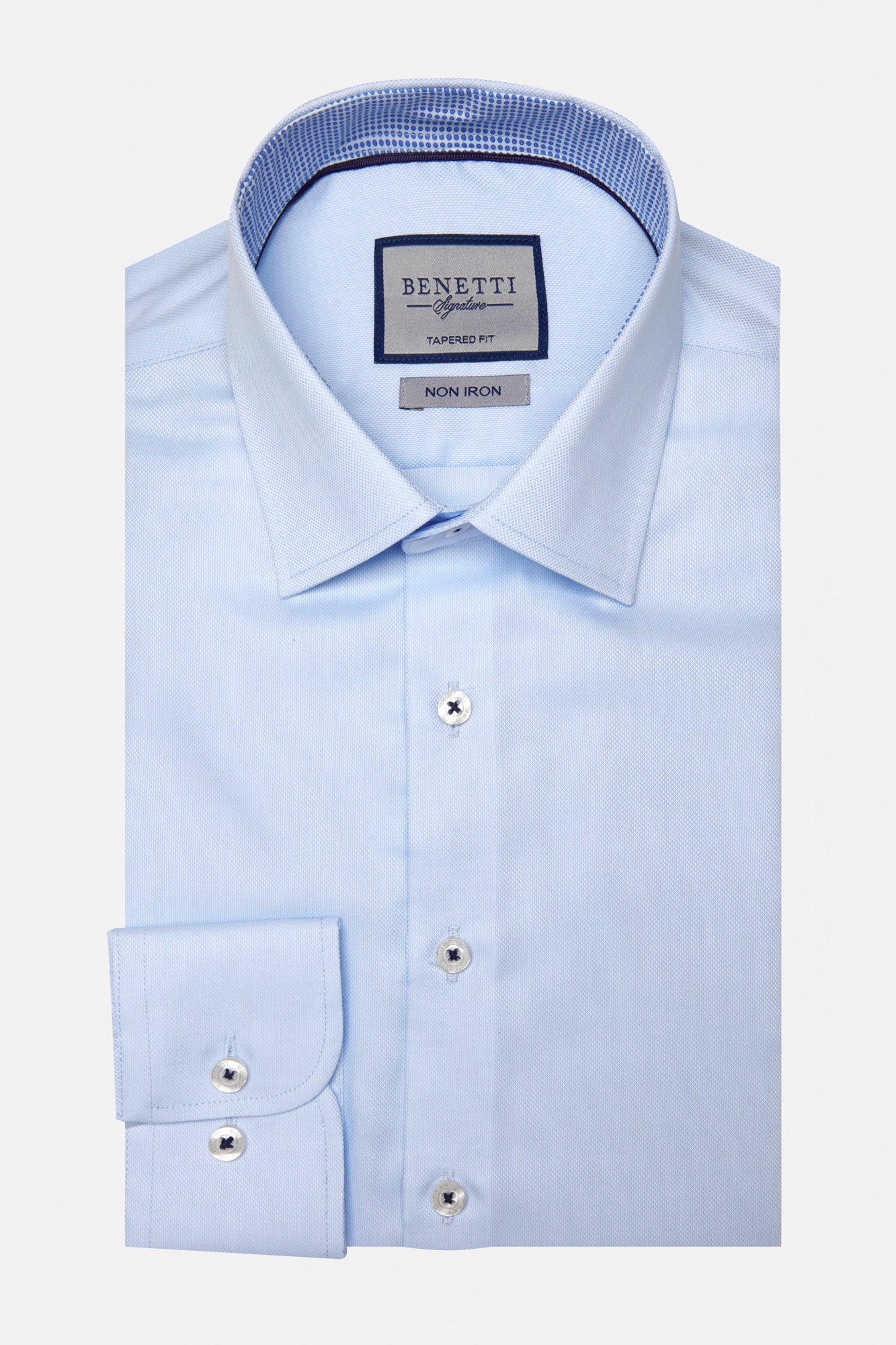 Benetti Brad Shirt Tapered Fit - Sky Blue