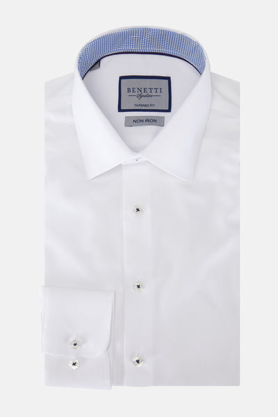 Benetti Brad Shirt Tapered Fit - White