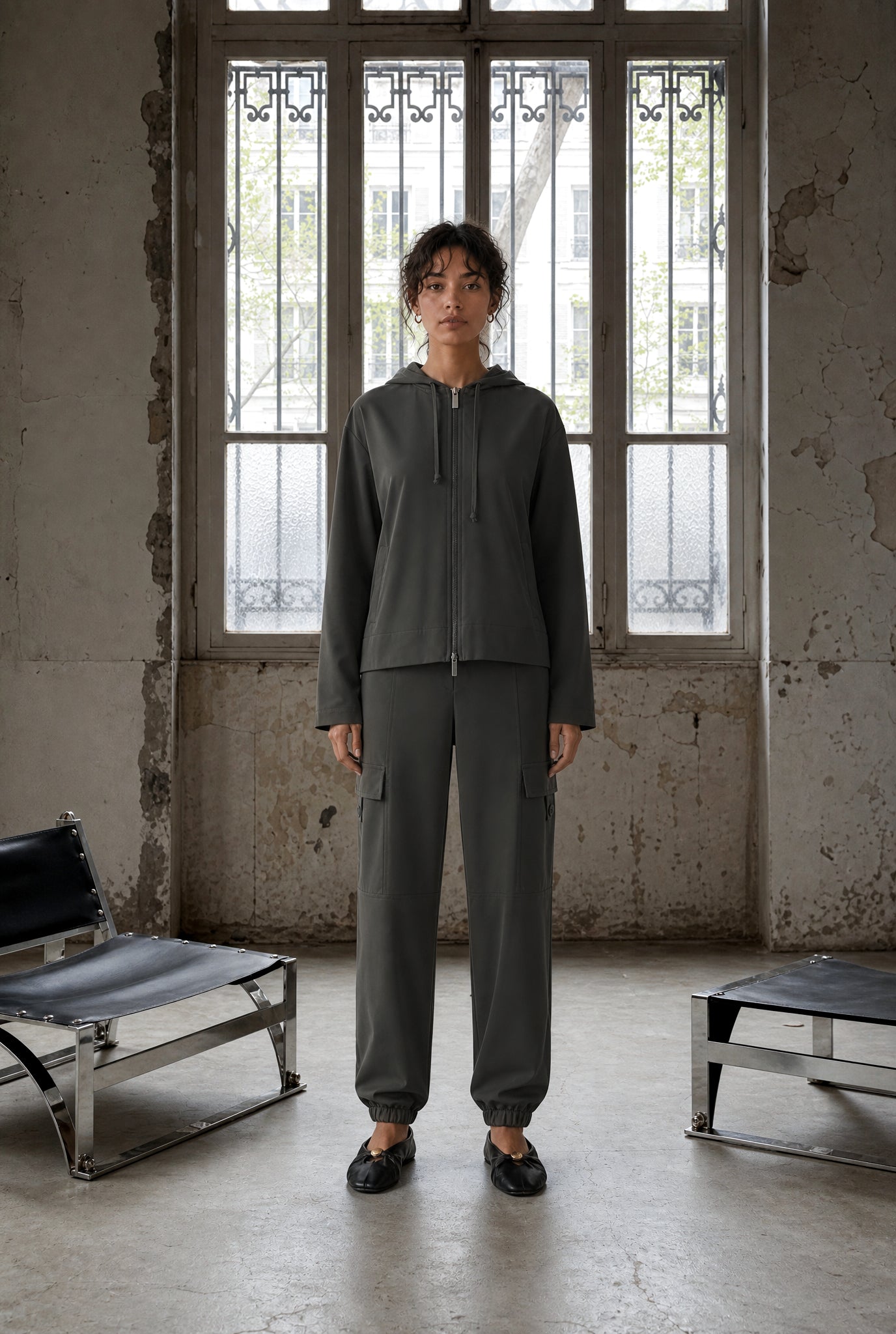 Jane Lushka Simona Jacket Technical Jersey Army