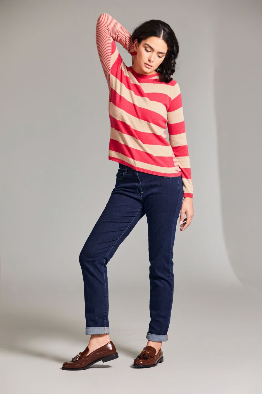 Peruzzi Mixed Stripe Knit