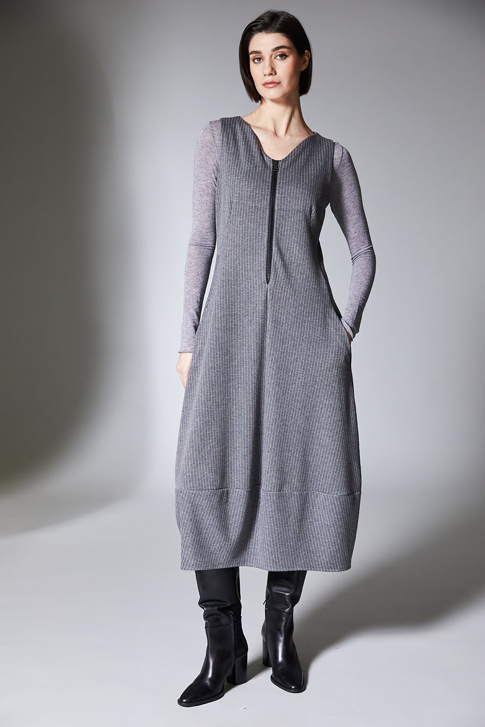Peruzzi Cashmere Undertop Grey