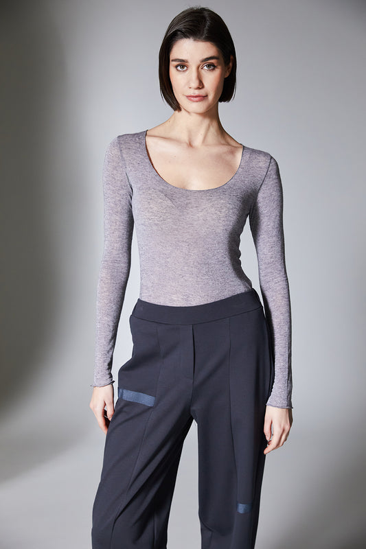 Peruzzi Cashmere Undertop Grey