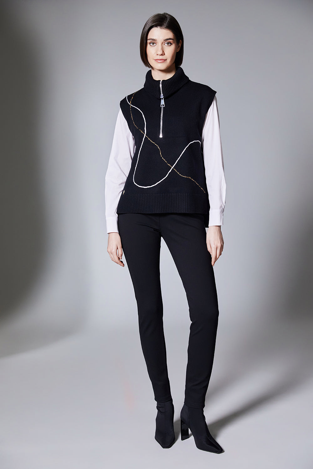 Peruzzi Zip Knit Tabard