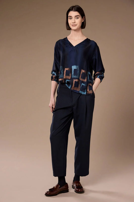 Peruzzi Shadow Stripe Barrel Trouser