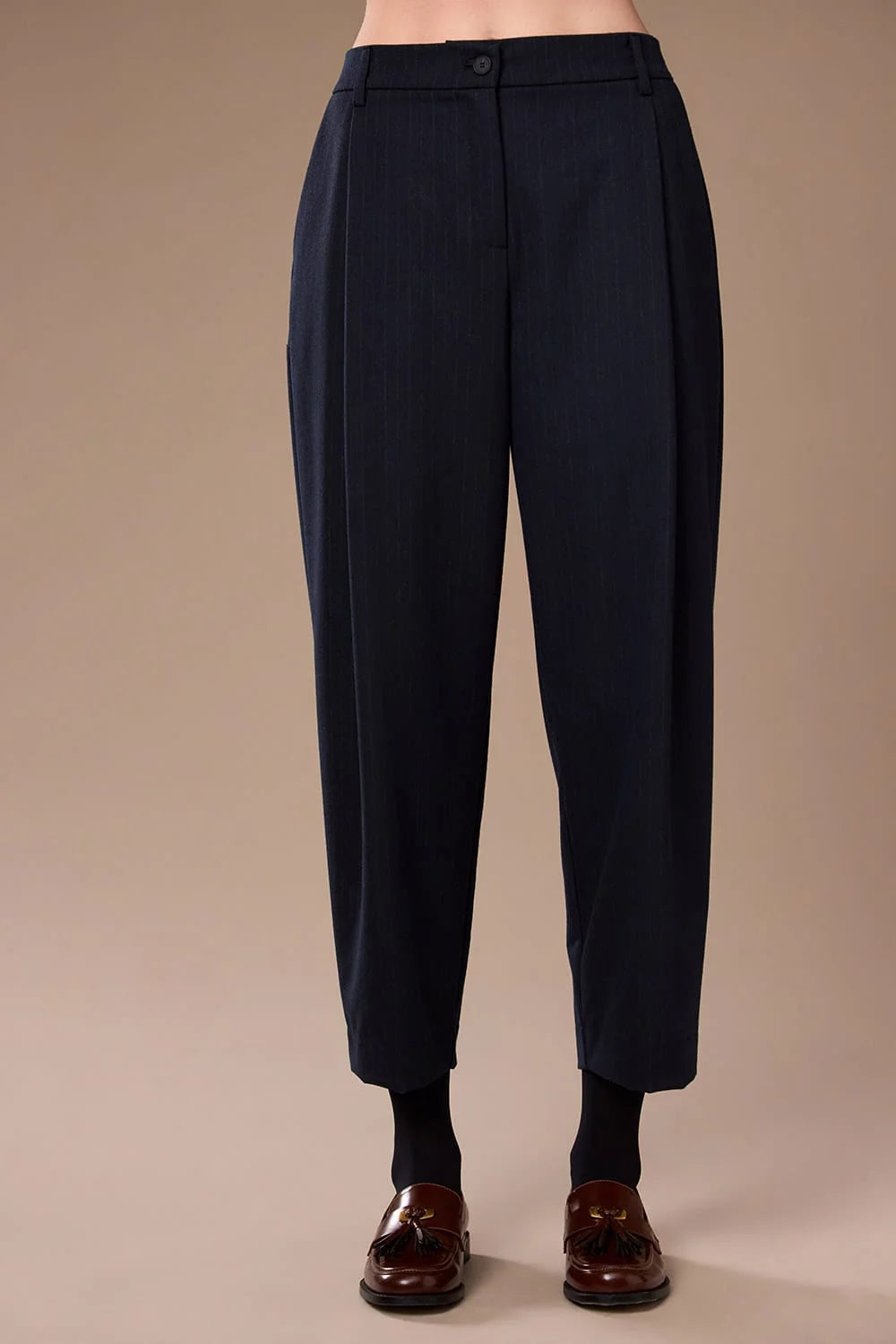 Peruzzi Shadow Stripe Barrel Trouser