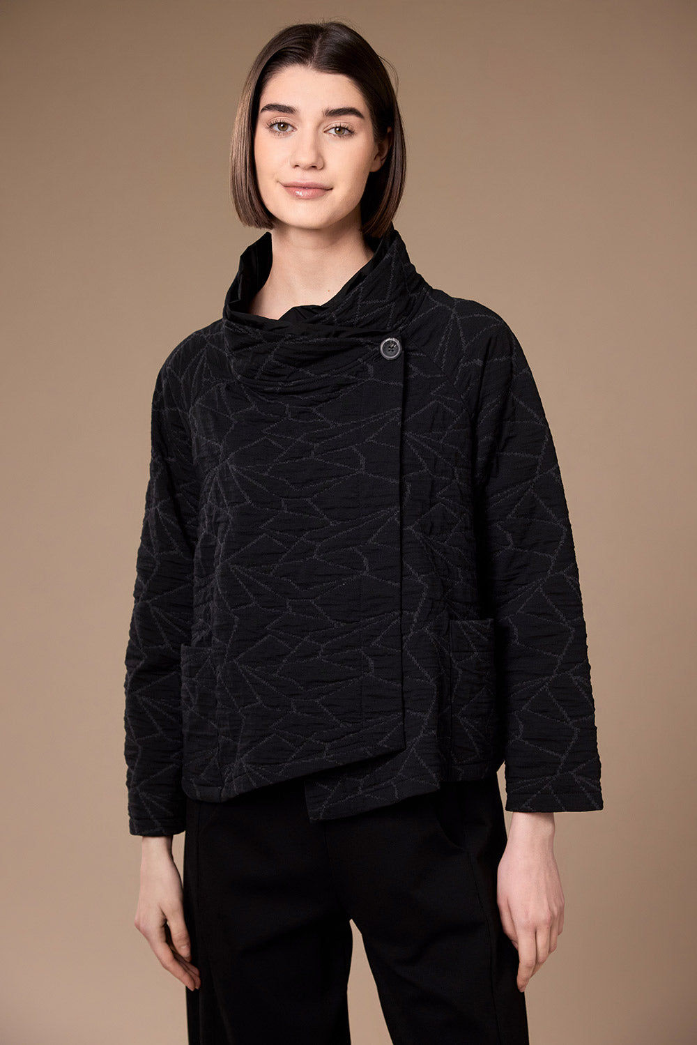 Peruzzi Textures Cross Over Jacket