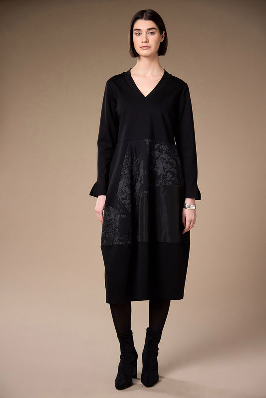 Peruzzi Jacquard Applique Dress