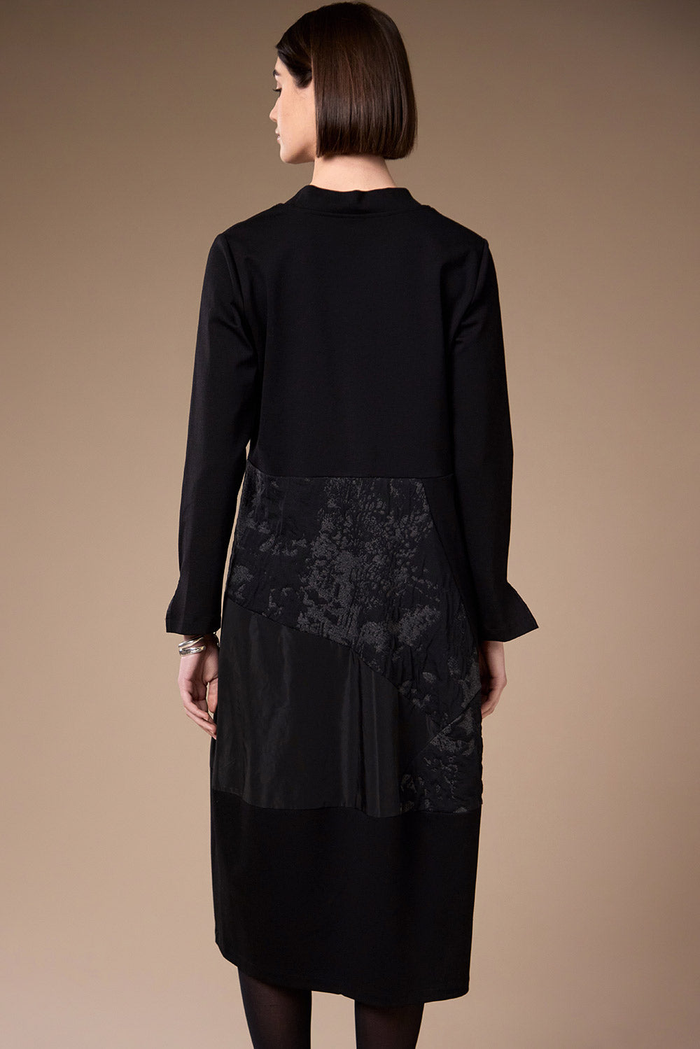 Peruzzi Jacquard Applique Dress