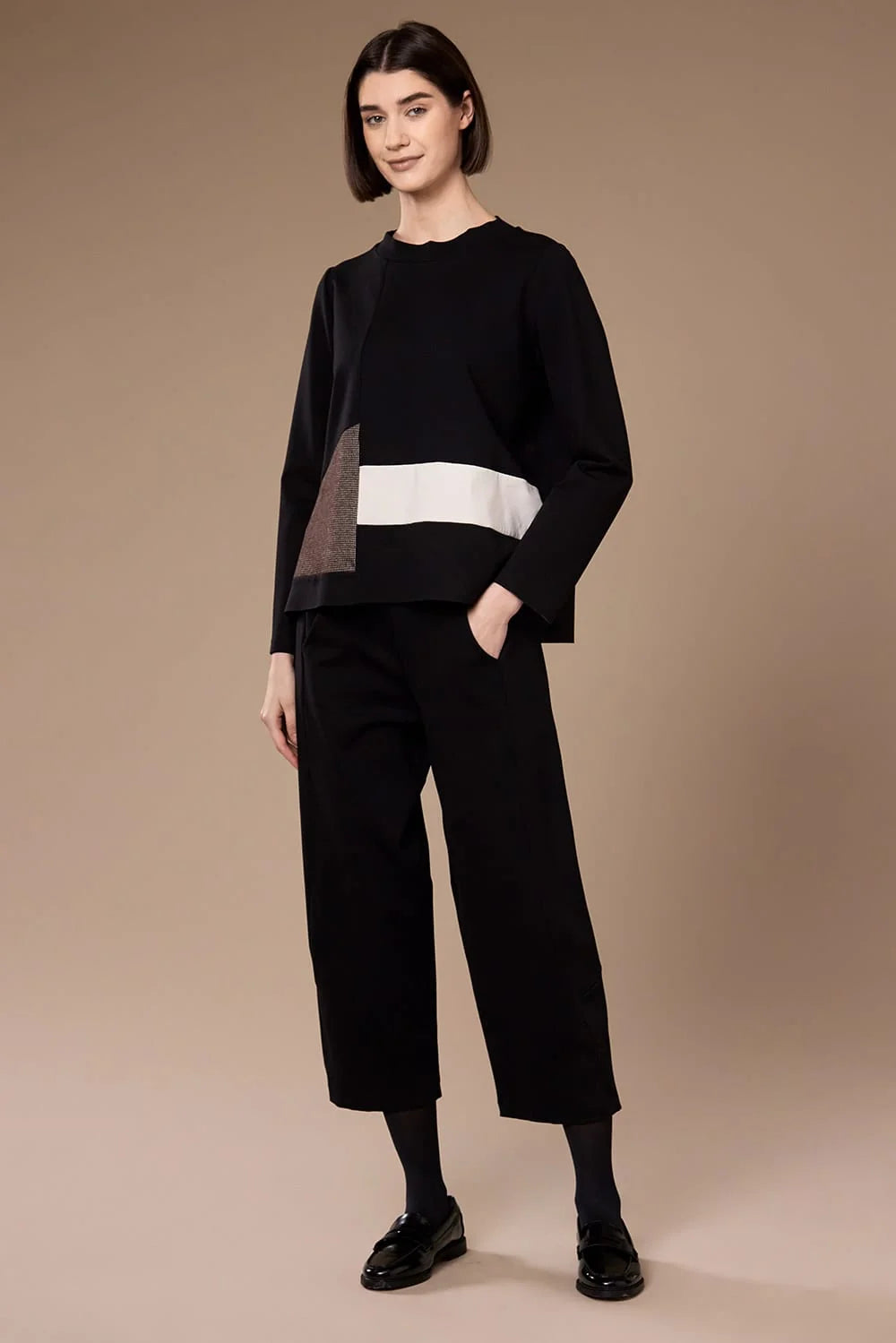 Peruzzi Slouch Trouser Black
