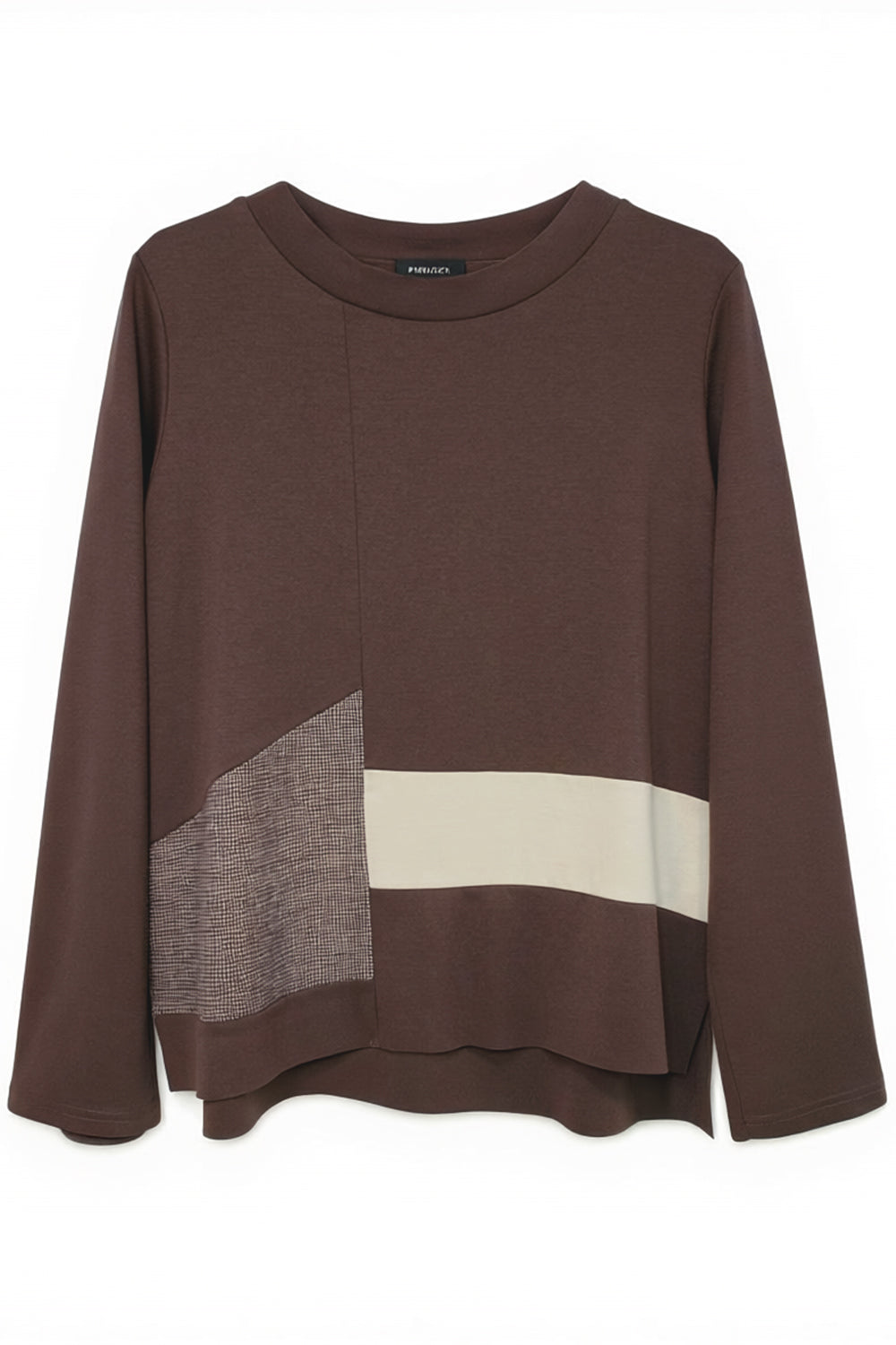 Peruzzi Applique Top Brown